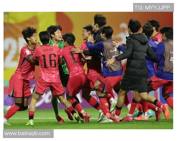 亚青赛精彩对决韩国队挑战中国队争夺亚洲青年足球荣誉